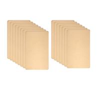 sourcing map 15pcs Metal Business Card 100mm x 50mm x 0.5mm 201 Stainless Steel Brushed Engraving Cards Self Adhesive CNC Engraving Blanks for House Office DIY Gift Invitation, Copper Tone