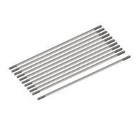 sourcing map 15pcs Push Rod Connector Double End Threaded Rod 304 Stainless Steel for DIY RC Car,Boat,Car,Airplane,Helicopter Model&DIY Material,M3x120mm