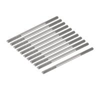 sourcing map 15pcs Push Rod Connector Double End Threaded Rod 304 Stainless Steel for DIY RC Car,Boat,Car,Airplane,Helicopter Model&DIY Material,M2x30mm