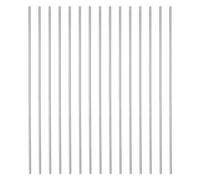 sourcing map 15pcs Round Rods 1.3mm x 100mm High Speed Steel (HSS) Lathe Bar Stock DIY Craft Tools for Turning Facing Drilling Threading