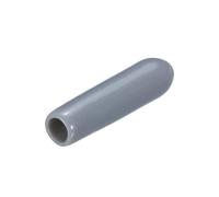 sourcing map 15pcs Rubber End Caps 3mm(1/8") ID PVC Vinyl Round End Cap Cover Screw Thread Protectors Grey