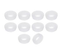 sourcing map 15Pcs Rubber Grommets 15mm Drill Hole, 11mm ID Hole Top Hat Grommet Silicone Rubber Hole Plug Gasket Wires Protection for Wiring Automotive, Clear