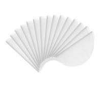 sourcing map 15pcs Silicone Steamer Liners, 10.2" Bamboo Steamer Liner Non-Stick Silicone Air Fryer Steamer Liners for Buns Dumplings Pastry Baking White