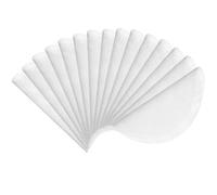 sourcing map 15pcs Silicone Steamer Liners, 6.3" Bamboo Steamer Liner Non-Stick Silicone Air Fryer Steamer Liners for Buns Dumplings Pastry Baking White