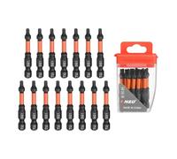 sourcing map 15pcs Square Head Screwdriver Bits 1/4" Hex Shank SQ1 Magnetic Head 2" Length S2 Steel Screw Driver Drill Bit for Repair Work Electric Screw Driver