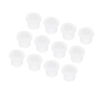 sourcing map 15Pcs t Shape Rubber Grommet Mount Dia 13mm ID 8mm H 12mm Transparent Seal Protection Cable Grommets Flexible for Cable Pipe