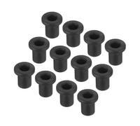 sourcing map 15Pcs t Shape Rubber Grommet Mount Dia 7.0mm ID 4mm H 10mm Black Seal Protection Cable Grommets Flexible for Cable Pipe