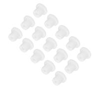 sourcing map 15pcs T-Shaped Silicone Plugs 8.3mm 5/16 Inch Dia Snap in Plug Hole Seal Cover Round Rubber Stopper for Kitchen Rubber Bulkheads Waterproof Sealing Plugs White