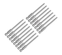 sourcing map 15Pcs T15 Torx Head Screwdriver Bit S2 Steel Magnetic Screw Drive Drill Bit 3" Long 1/4 Inch Hex Shank