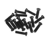 sourcing map 15pcs Torx Screw M4x16mm 12.9 Grade Round Flat Head with T15 Torx Wrench Screwdriver for Replaces Carbide Insert Cutters CNC Lathe Tool, Grey