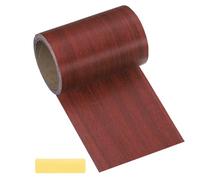 sourcing map 15x1000cm Wood Grain Repair Tape Repair Patch Mahogany