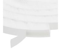 sourcing map 16.4 ft Window Seal Strip, Self Adhesive Weather Stripping Sliding Door Soundproof Dustproof Draft Blocker, 0.35 Inch Wide x 0.59 Inch Thick, White