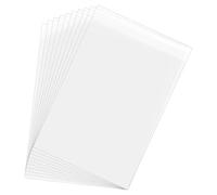 sourcing map 16.5"x 11" Acid-Free Picture Sleeve, 100 Pack Crystal Clear Photo Sleeves Storage Bags Transparent Sealing Bag for 11"x 14" Art Prints, Pictures, Photos, Frame Mats Mattes
