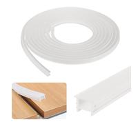 sourcing map 16.5ft/5m LED Diffuser Channel, 10x10mm Silicone LED Channel System, Flexible Neon Rope Light Strip for 5-6mm Light Strips Indoor Outdoor Ambient Decor