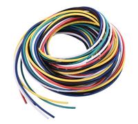 sourcing map 16 Gauge PVC Hookup Wire 3.0m/10ft 16AWG Flexible Electrical Wire UL1007 Tinned Copper Stranded 6 Color, 2.5mm Dia for Model Aircraft Electric Appliances Internal Connect