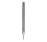 sourcing map 16" Half Round Medium Cut File Double Cut Teeth Medium Metal File High Carbon Steel T12 Without Handle for Metal Wood Tool Sharpener, Gray