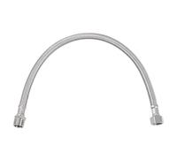 sourcing map 16 Inch Long Faucet Supply Line Connector, G3/8 Female Compression Thread x G3/8 Male Connector Straight Thread 304 Stainless Steel Water Supply Hose Line