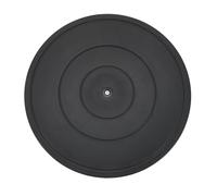 sourcing map 16 Inch Rotating Swivel Stand with Steel Ball Bearings, 360 Degree Rotating Lazy Susan Turntable Organizer Round Rotating Plate for TV Sculpture Computers Monitor, Black