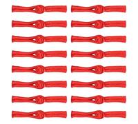 sourcing map 16 Pairs Chinese Knots Frog Buttons Closure Red Sewing Buttons Fasteners for DIY Sewing Coats Cloak Sweater Bridal Costume Outfit, 3.54x0.47 Inch