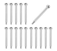 sourcing map 16 Pcs 304 Stainless Steel Shoulder Bolt 4mm Shoulder Dia 40mm Shoulder Length M3x0.5 Thread Hex Socket Shoulder Bolts for Hydraulic Injection Molding Machinery Industries