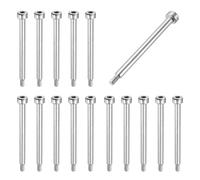 sourcing map 16 Pcs 304 Stainless Steel Shoulder Bolt 4mm Shoulder Dia 45mm Shoulder Length M3x0.5 Thread Hex Socket Shoulder Bolts for Hydraulic Injection Molding Machinery Industries