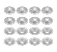 sourcing map 16 Pcs M6 Arbor Washer, 1x32mm 304 Stainless Steel Bench Grinder Arbor Washer for Bench Grinder Polisher Wire Wheel Buffing, Silver