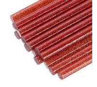 sourcing map 16 Pcs Mini Hot Glue Sticks, 0.28" Dia x 3.94" Long EVA Glue Gun Sticks, Flash Red Mini Hot Melt Glue Sticks for DIY Craft Sticky Projects