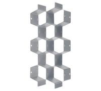 sourcing map 16 Pcs Partition Drawer Divider, Plastic Adjustable Separator Drawer Organizer for Underwear Belt Scarf Socks Organizers, Grey (Free Cutting)