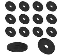 sourcing map 16 Pcs Rubber Spacers 1" OD x 1/4" ID x 1/8" Height, Round Anti Vibration Spacer
