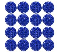 sourcing map 16 Pcs Wicker Rattan Balls 1.2 Inch Rattan Decorative Balls Vase Fillers for Wedding Party Centerpiece Bowls Home Decoration Navy Blue