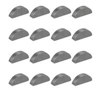 sourcing map 16 Pcs Woodruff Key, 22x5x9mm Carbon Steel Metric Woodruff Semicircle Key Half Moon Tool Keys for Mechanical Fasteners Industry