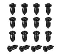sourcing map 16 Set M4x22.5mm Jack Nuts, Carbon Steel Zinc Finish Expansion Screw Petal Nut, Multi-Grip Insert Rivet Nut Fasteners for Hollow Wall Iron Skin Line Use in Thin Soft Wall, Black