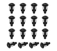sourcing map 16 Set M6x28mm Jack Nuts, Carbon Steel Zinc Finish Expansion Screw Petal Nut, Multi-Grip Insert Rivet Nut Fasteners for Hollow Wall Iron Skin Line Use in Thin Soft Wall, Black