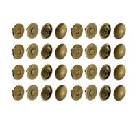 sourcing map 16 Sets Magnetic Snaps Button, 14x2mm/0.55"x0.08" Metal Round Magnetic Clasps Button Fabric Base Components and Cap Kit for Clothes Bag Leather DIY Purse Wallet, Bronze