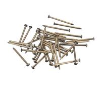 sourcing map 160 Pcs Small Tiny Nails 1.5mmx25mm(DXL) Tiny Brass Nails Hardware Nails Small Nail for Wooden DIY Decorative Boxes Household Accessories, Bronze Tone