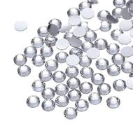 sourcing map 16000 Pcs White Resin Flatback Rhinestone SS16 4mm Resin Non Hotfix Rhinestones for Crafts DIY Design, Tumblers, Clothes, Makeup, Nail Art