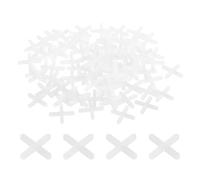 sourcing map 1600Pcs Tile Spacers, 2.5mm 3/32" Cross Shape Wall Floor Tile Spacer Tiling Tools for Ceramic Tile Installation, White