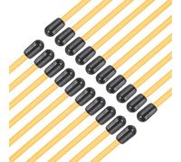 sourcing map 160mm Plastic Protection Antenna Tube, RC Antenna Tube with Caps for RC Car Boat Drone Receiver(Orange, 20 Pcs)