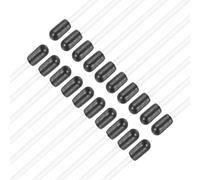 sourcing map 160mm Plastic Protection Antenna Tube, RC Antenna Tube with Caps for RC Car Boat Drone Receiver Antenna(White, 20 Pcs)