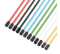 sourcing map 160mm Plastic Protection Antenna Tube, RC Antenna Tube with Caps for RC Car Boat Drone Receiver Antenna(6 Colors, 12 Pcs)