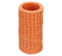 sourcing map 164 Feet Floral Wire, 1mm Vine Bind Wire for DIY Crafts Flower Bouquet Christmas Wreaths Orange
