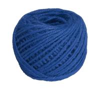 sourcing map 164 Feet Natural Jute Twine String,3mm Thin Garden Twine Rope Colored Plant String Cord for DIY Art Crafts Gift Wrapping Decoration Packing Gardening Plant Hanger,Blue