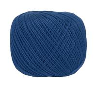 sourcing map 164 Yards Size 3 Navy Blue Cotton Crochet Thread Lace Weight Yarn Tatting Thread for Crocheting Knitting Embroidery Sewing