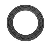 sourcing map 165mm Fabric Speaker Edge Surround Ring 104x157mm(IDxOD), Black