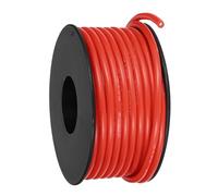 sourcing map 16AWG Flexible Silicone Wire 9m/30ft, 16 Gauge Tinned Copper Electrical Stranded Wire 200 Celsius/392 Fahrenheit High Temperature Hookup Spool for DIY Model Wiring, Red