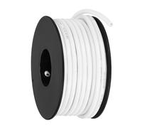 sourcing map 16AWG Flexible Silicone Wire 9m/30ft, 16 Gauge Tinned Copper Electrical Stranded Wire 200 Celsius/392 Fahrenheit High Temperature Hookup Spool for DIY Model Wiring, White