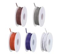 Sourcing Map 16AWG UL1007 Stranded-Core Electrical Wire, 25m (82ft Total) PVC Insulated Tinned Copper Wire for DIY Wiring