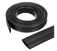 sourcing map 16mm Heat Shrink Tubing Waterproof, 3:1 Dual Wall Marine Adhesive Lined Industrial Heat Shrink Tube Wiring Wrap 20ft 5/8 Inch, Black-6m