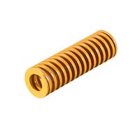 sourcing map 16mm OD 50mm Long Spiral Stamping Light Load Compression Die Spring Yellow