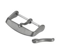 sourcing map 16mm Watch Band Replacement Buckle Stainless Steel Watch Strap Clasp Matte PVD Buckles with 2pcs Tongue, Bronze